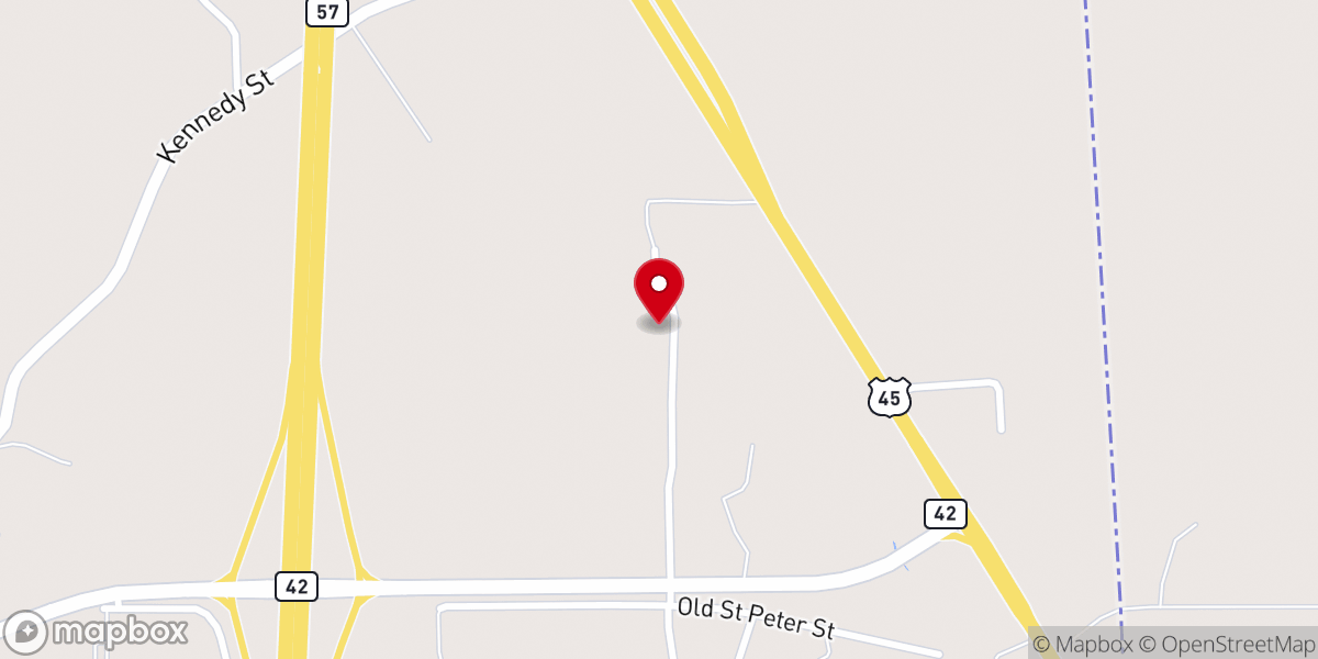 Map showing location of Mount Zion United Methodist Church