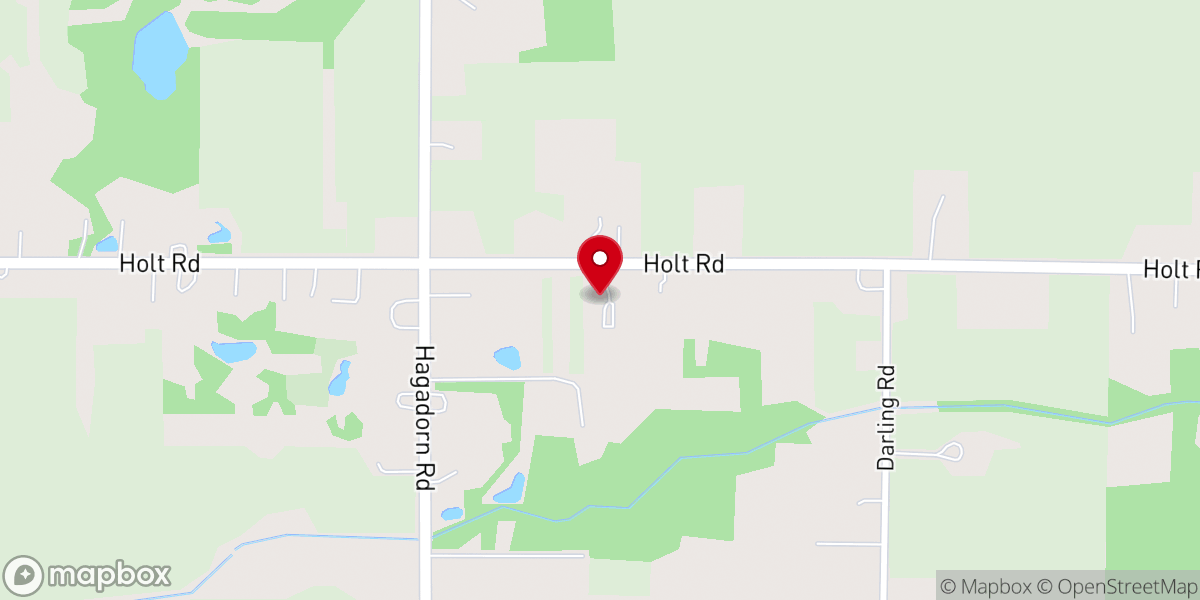 Map showing location of hope baptist church