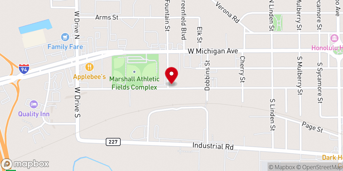 Map showing location of GracePoint Church