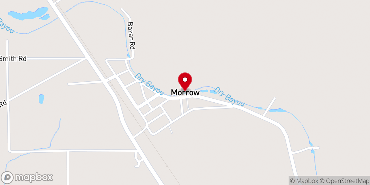 Map showing location of Morrow