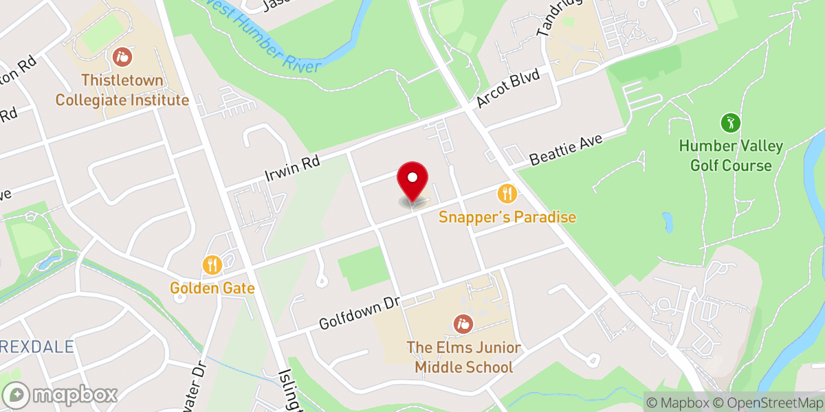 Map showing location of Grace Fellowship Church