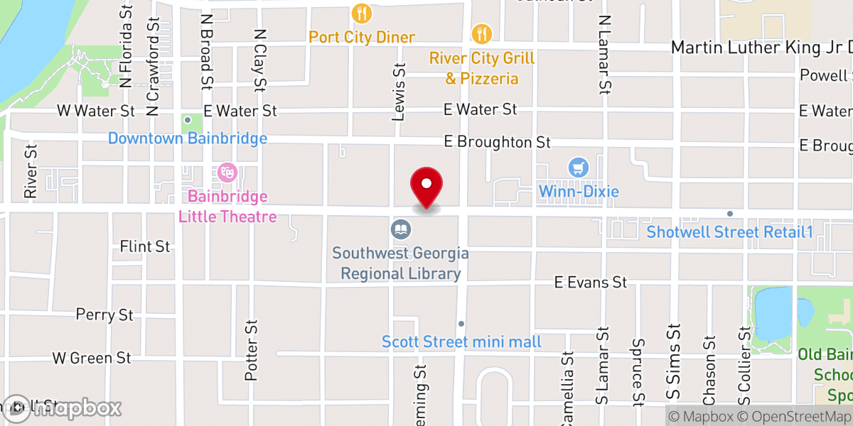 Map showing location of New Harvest Ministries Inc