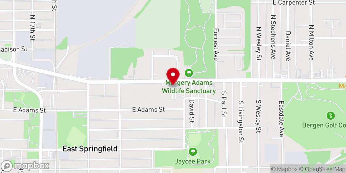 Map showing location of Clearlake Church of Christ