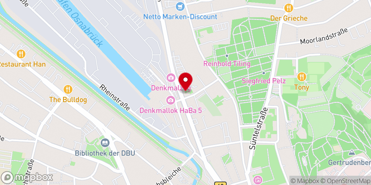 Map showing location of Iglesia Evangélica Cristiana Española / Spanische Christliche Gemeinde Nueva Esperanza en Osnabrück