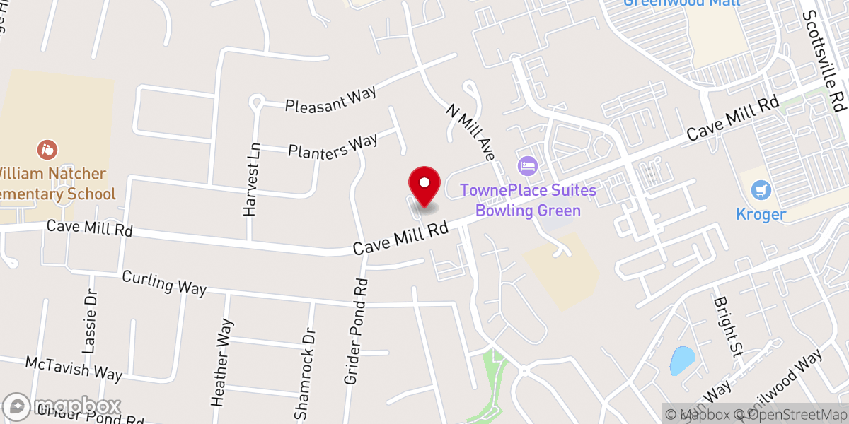 Map showing location of Bowling Green Seventh-day Adventist Church