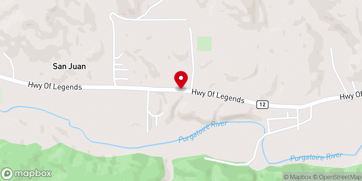 Map showing location of The Lords Chapel - Segundo Colorado