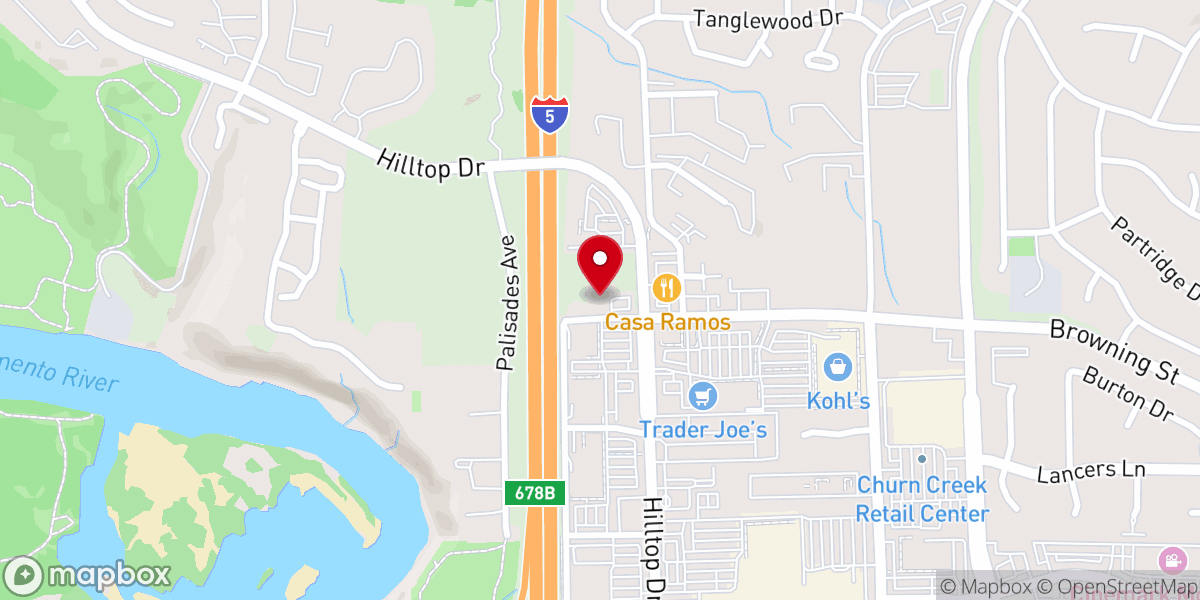 Map showing location of Christian Life Center