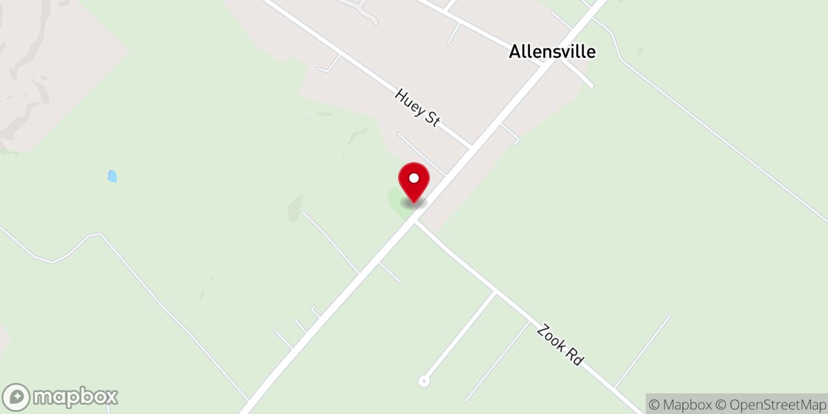 Map showing location of St Paul Lutheran Church
