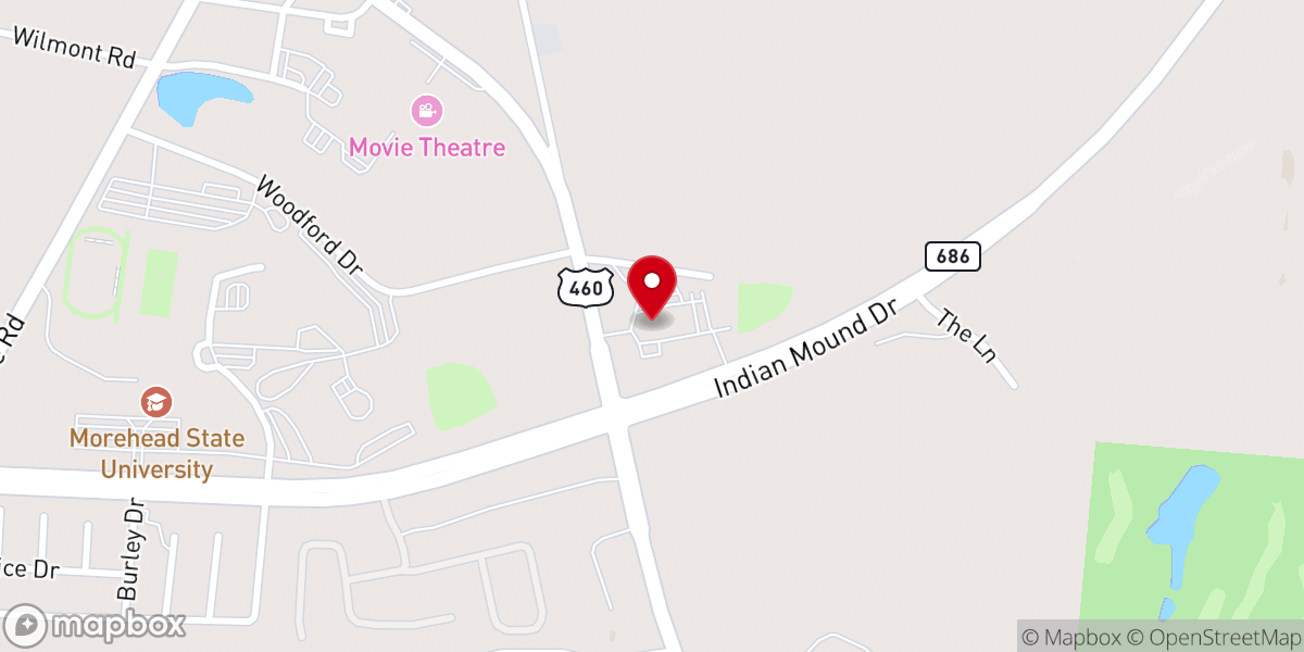 Map showing location of Mt Sterling Christian School