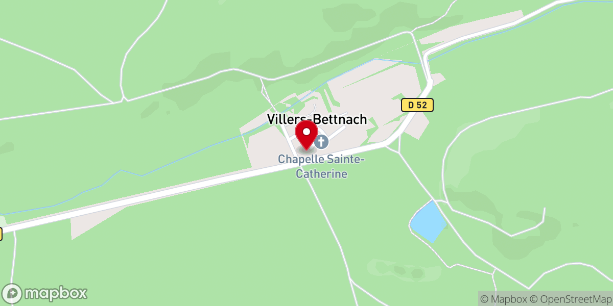 Map showing location of Abbaye Notre-Dame de Villers-Bettnach
