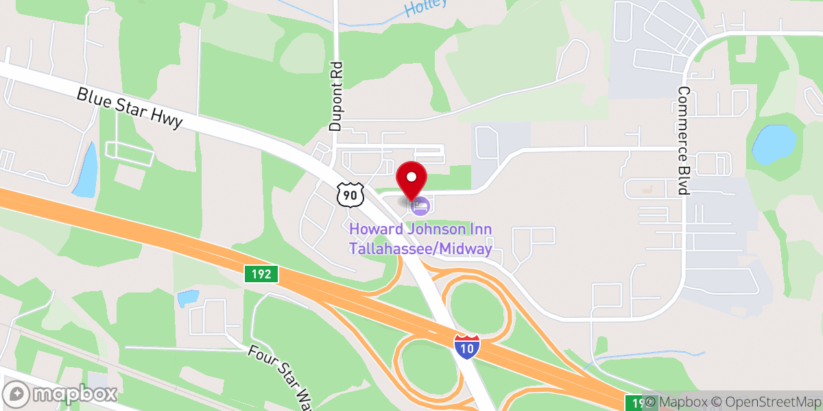 Map showing location of Baymont by Wyndham Midway/Tallahassee