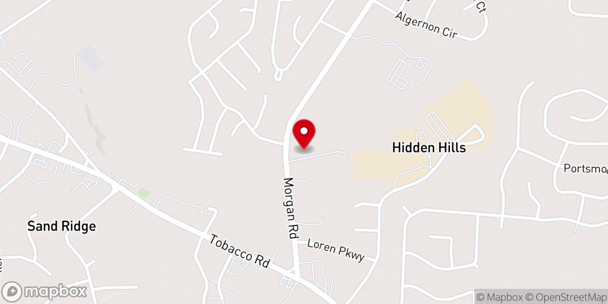 Map showing location of Interfaith Christian Center