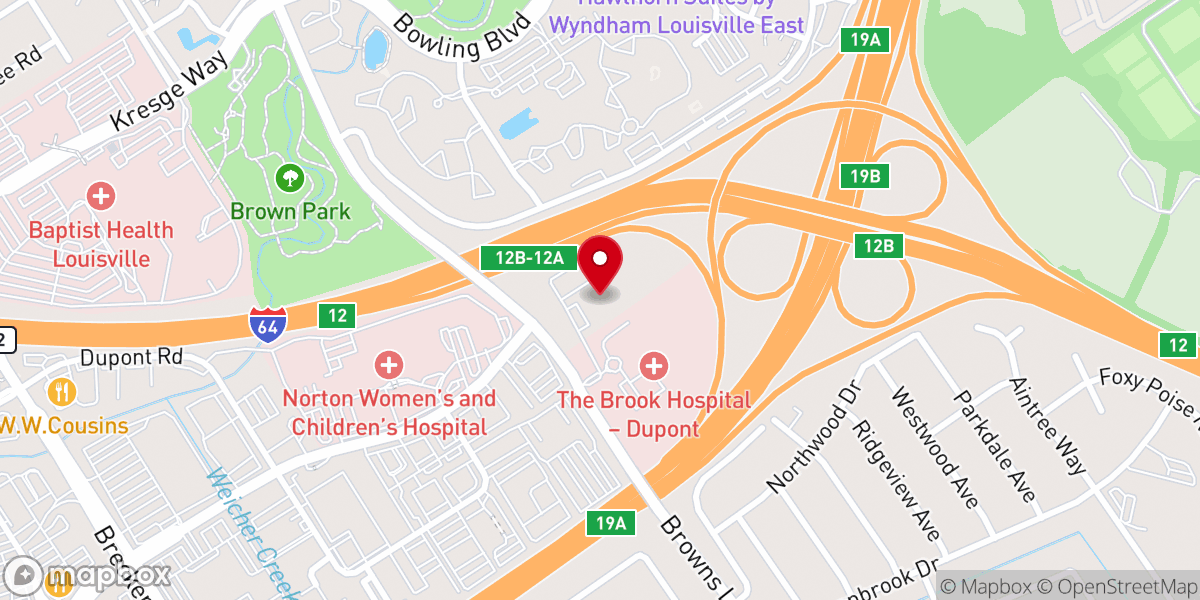 Map showing location of Jacobs Well Church