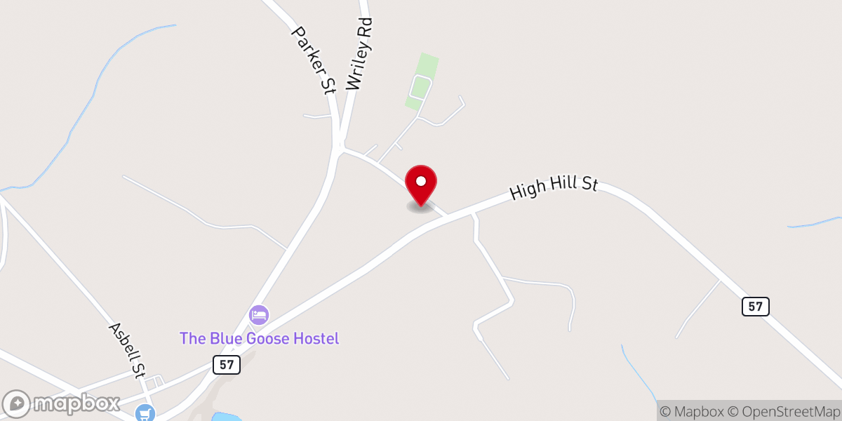 Map showing location of Irwinton Baptist Church