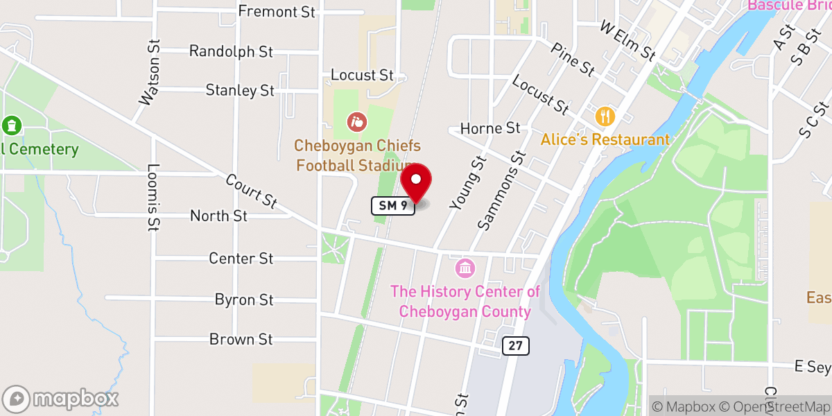 Map showing location of The Lord's Kitchen