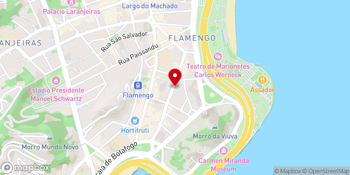 Map showing location of Paróquia Santíssima Trindade