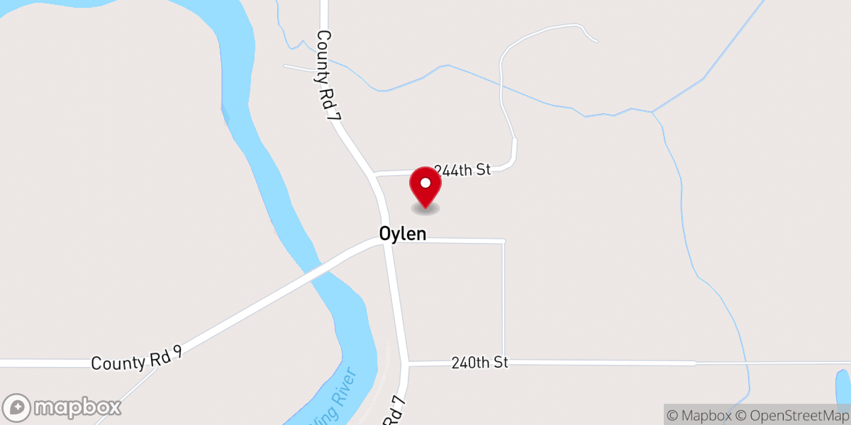 Map showing location of Christian & Missionary Allnc