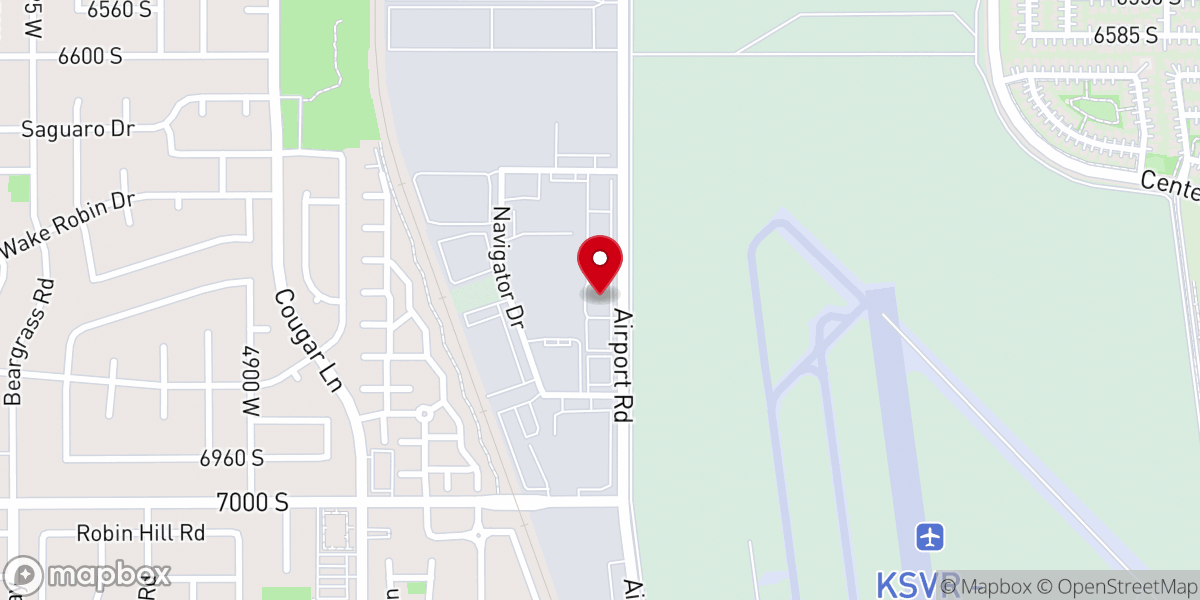 Map showing location of Living Hope Baptist Church