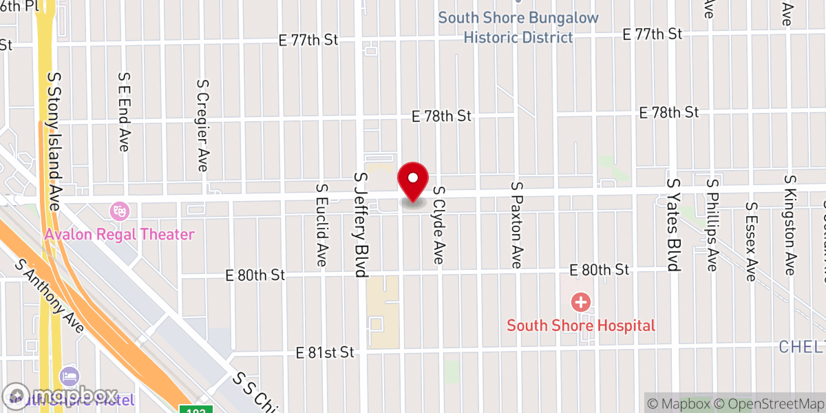 Map showing location of Colony All Nation Pentecostal Church