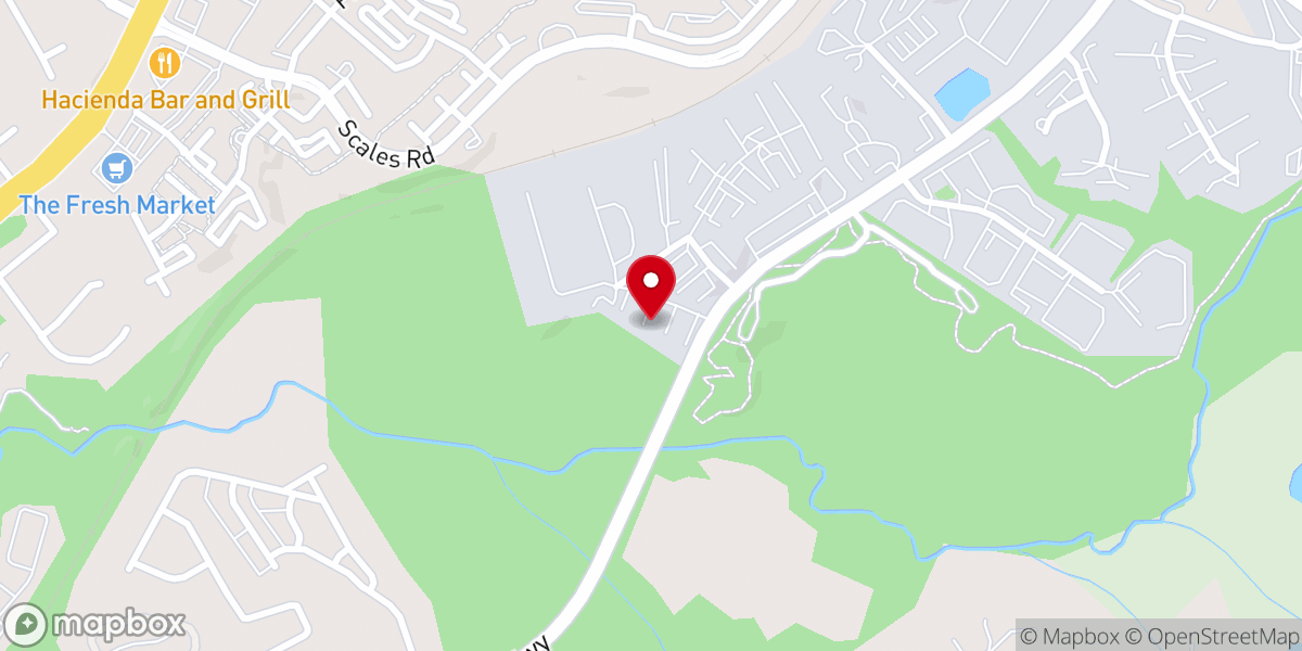 Map showing location of New Harvester International Ministries