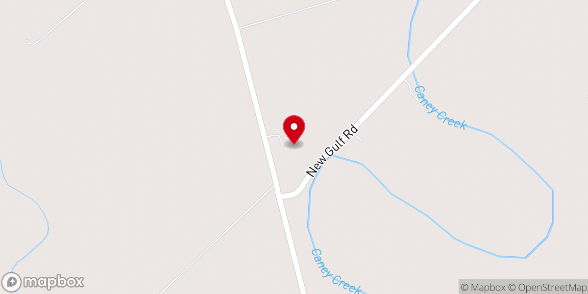 Map showing location of Coastal Plains Cowboy Church