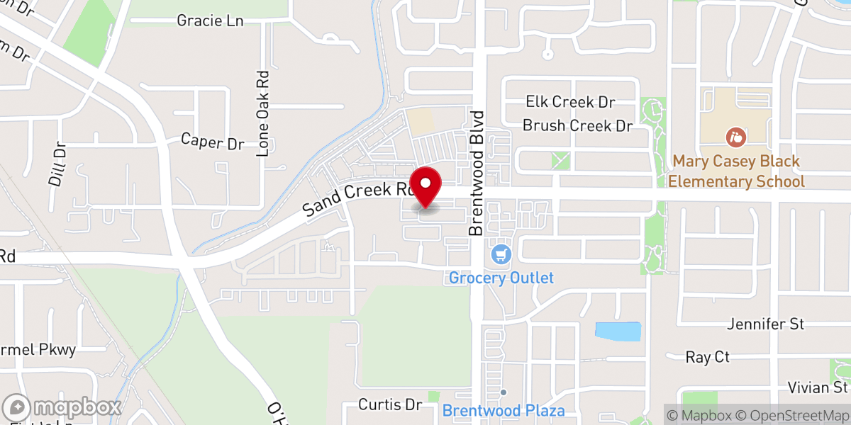 Map showing location of Congregation B'nai Torah