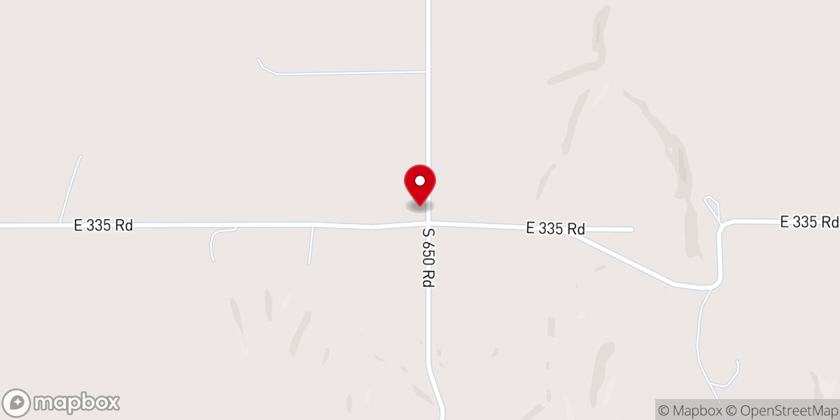 Map showing location of Butler Baptist Church