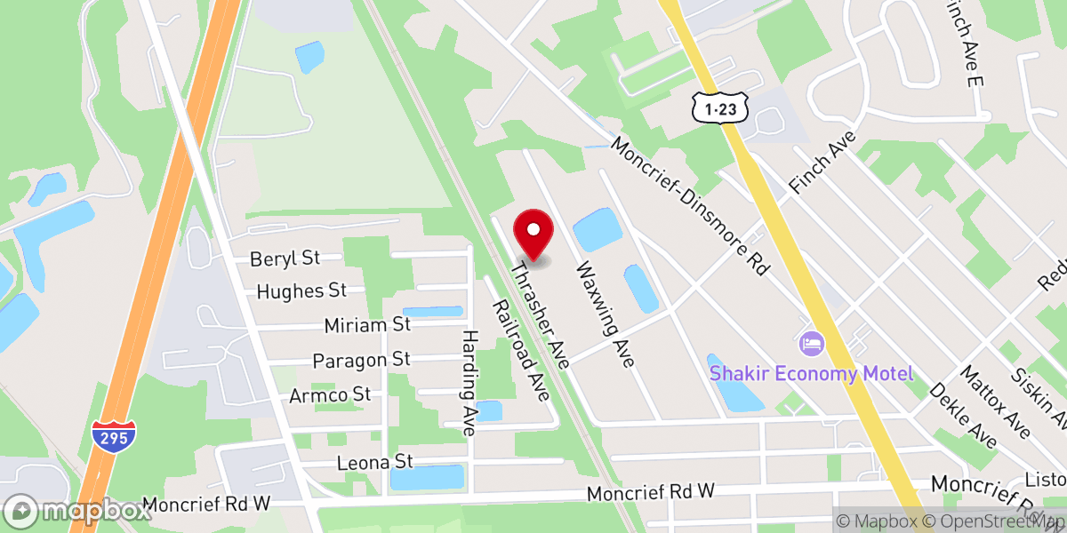 Map showing location of Bridegroom Apostolic Church