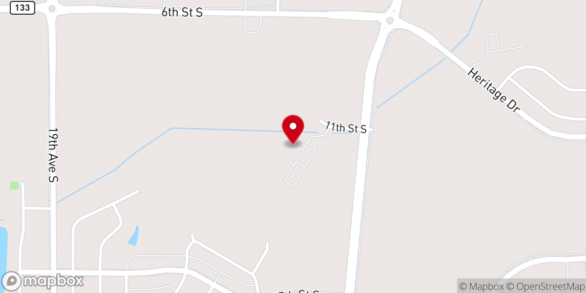 Map showing location of Trauma Responsive Church