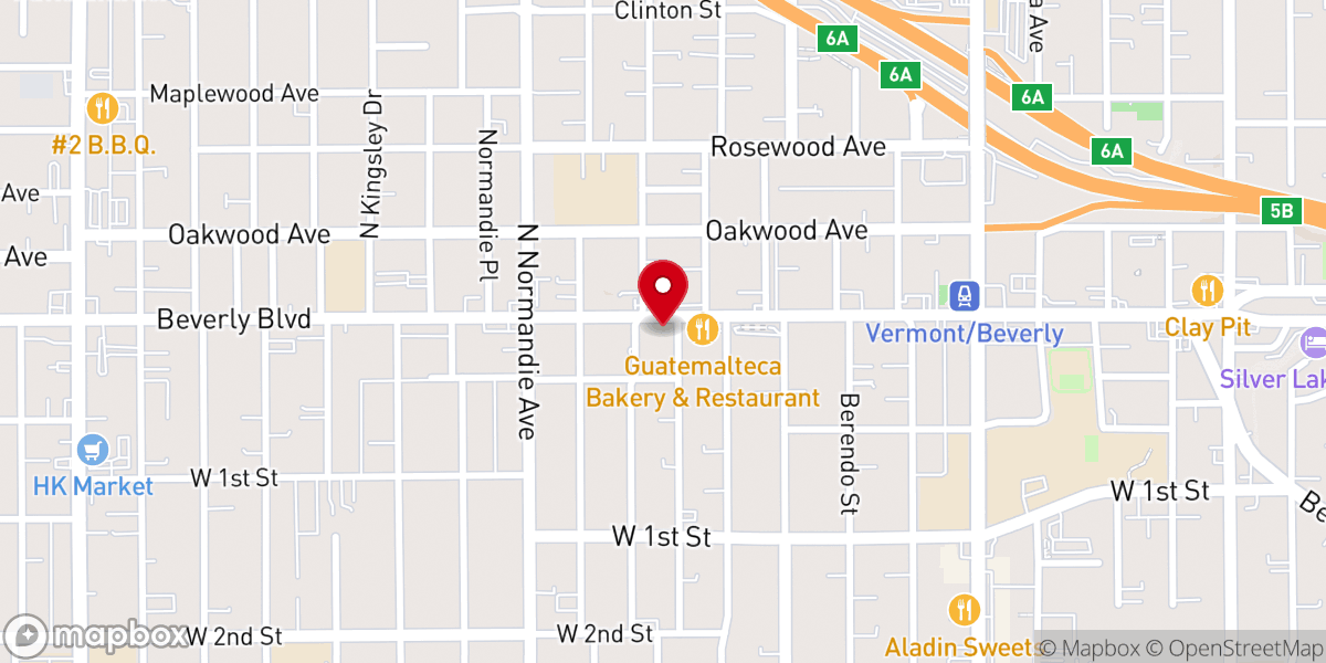 Map showing location of St. Kevin Catholic Church