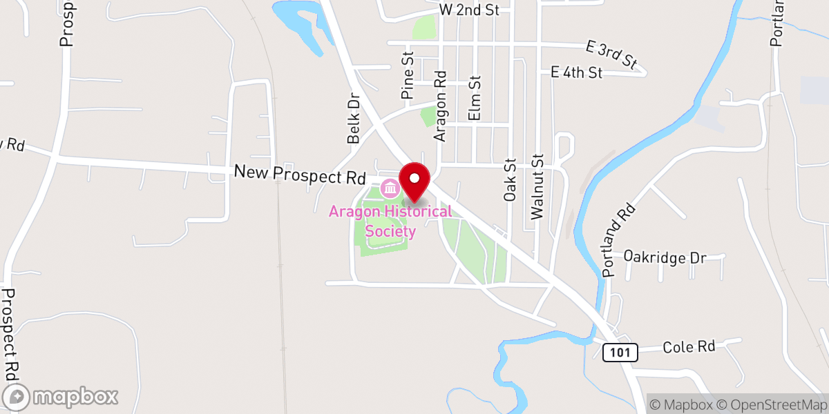 Map showing location of 101 Church