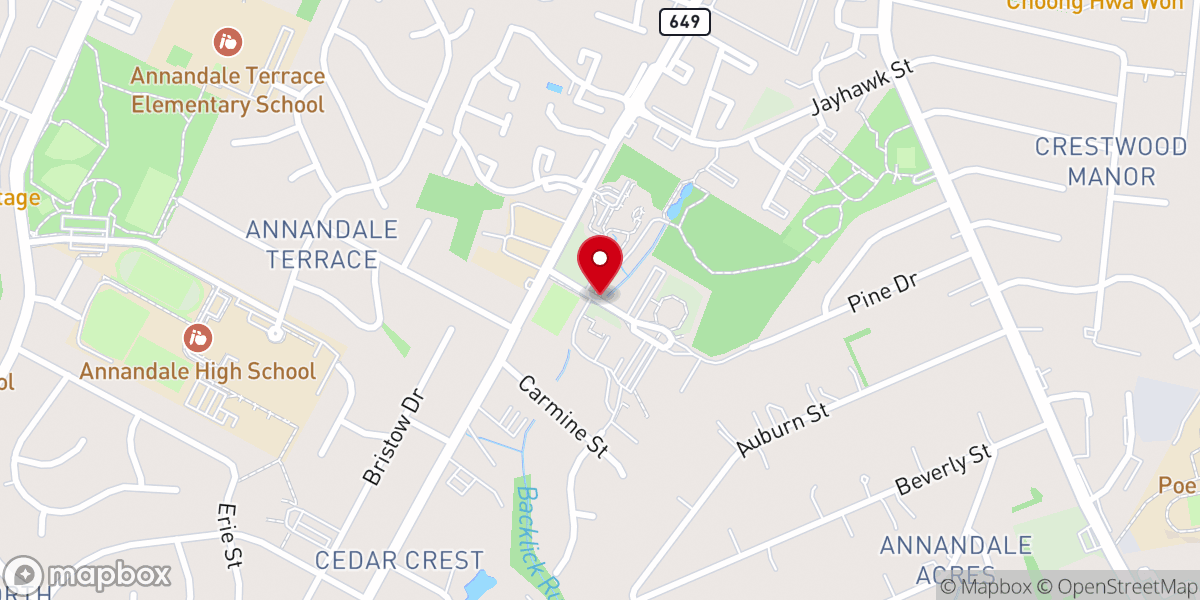 Map showing location of Saint Michael Catholic School