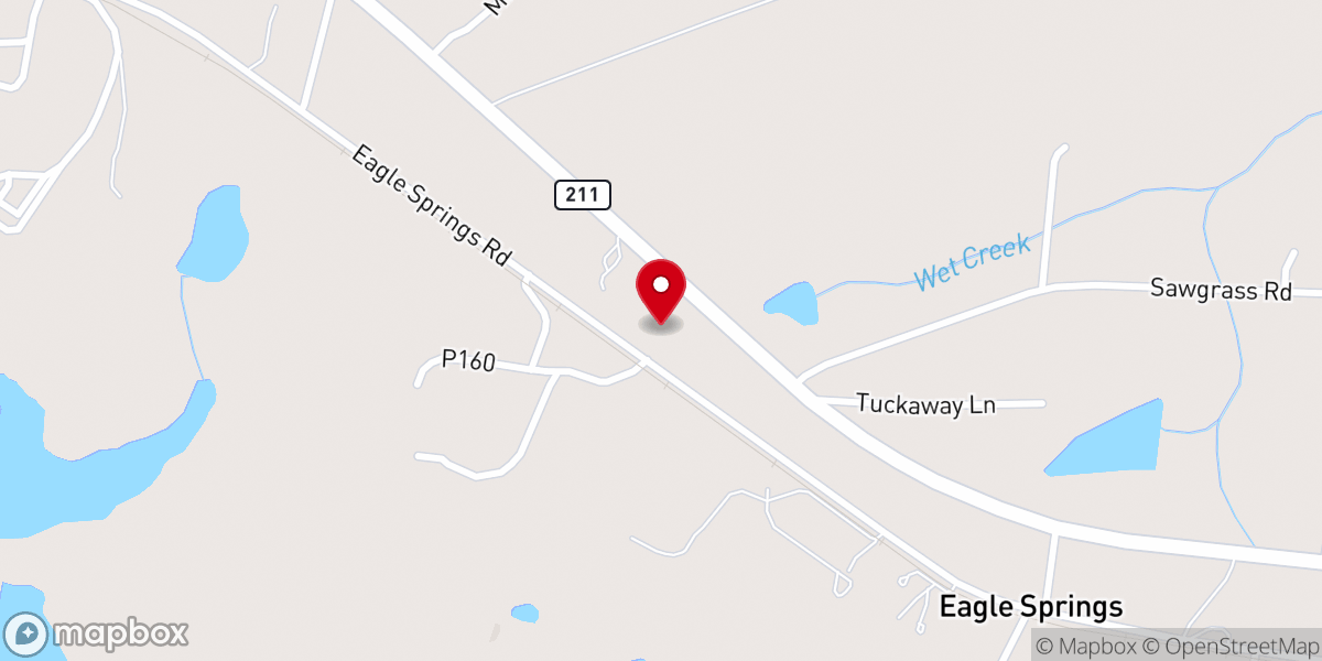 Map showing location of Leak Grove United Church of God