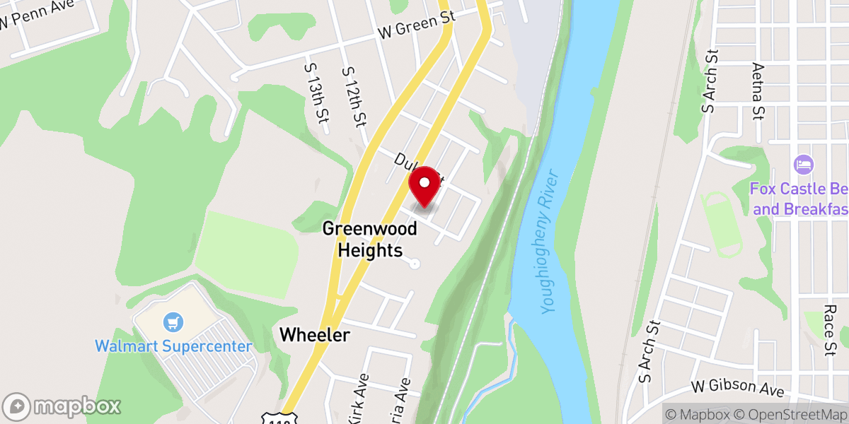 Map showing location of Faith Redemption Church of God
