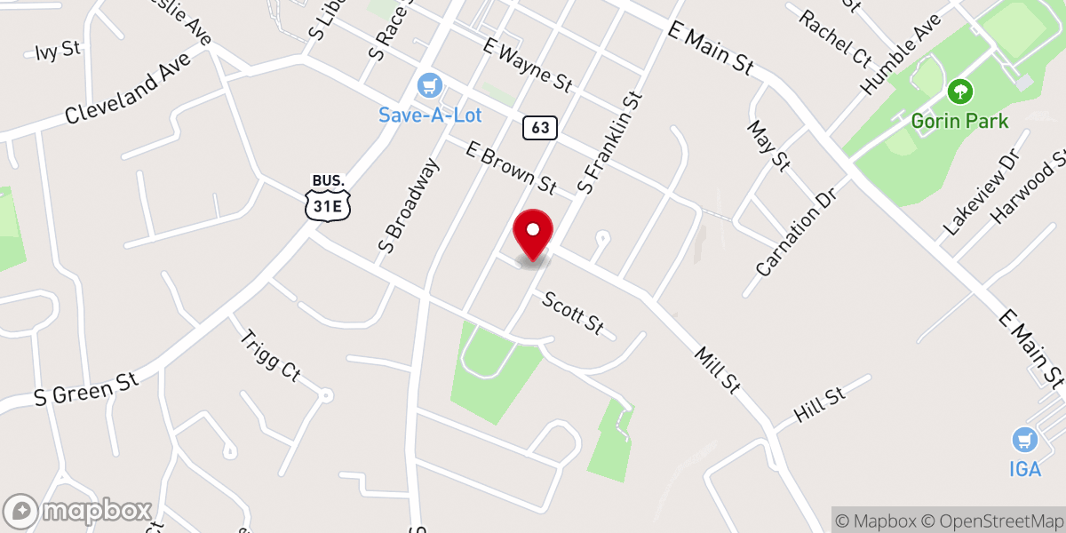 Map showing location of Abundant Life Church of God In Christ