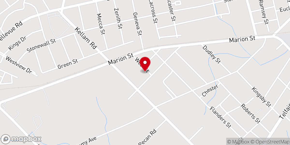 Map showing location of East Dublin cChurch