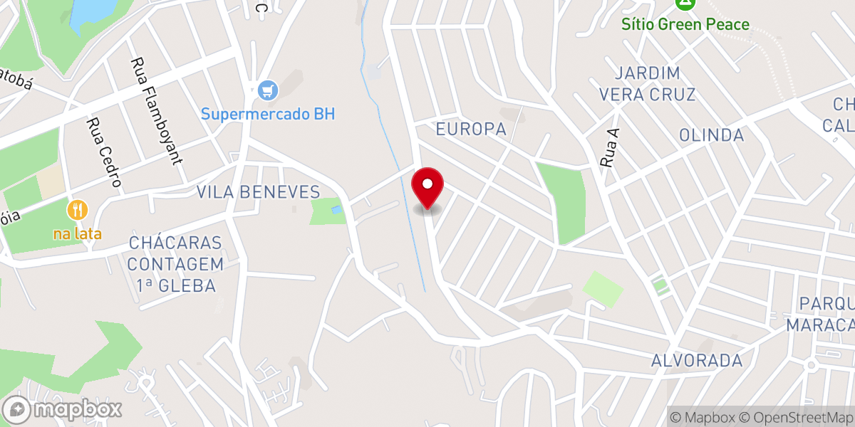 Map showing location of Igreja Missionária Portais Eternos
