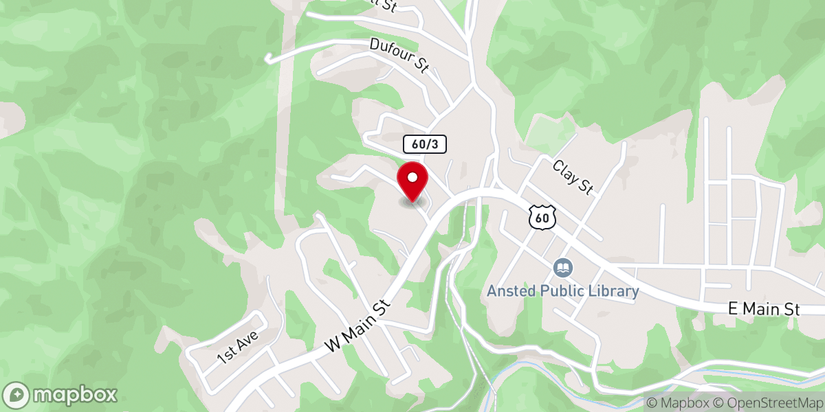 Map showing location of Redeemer Episcopal Church