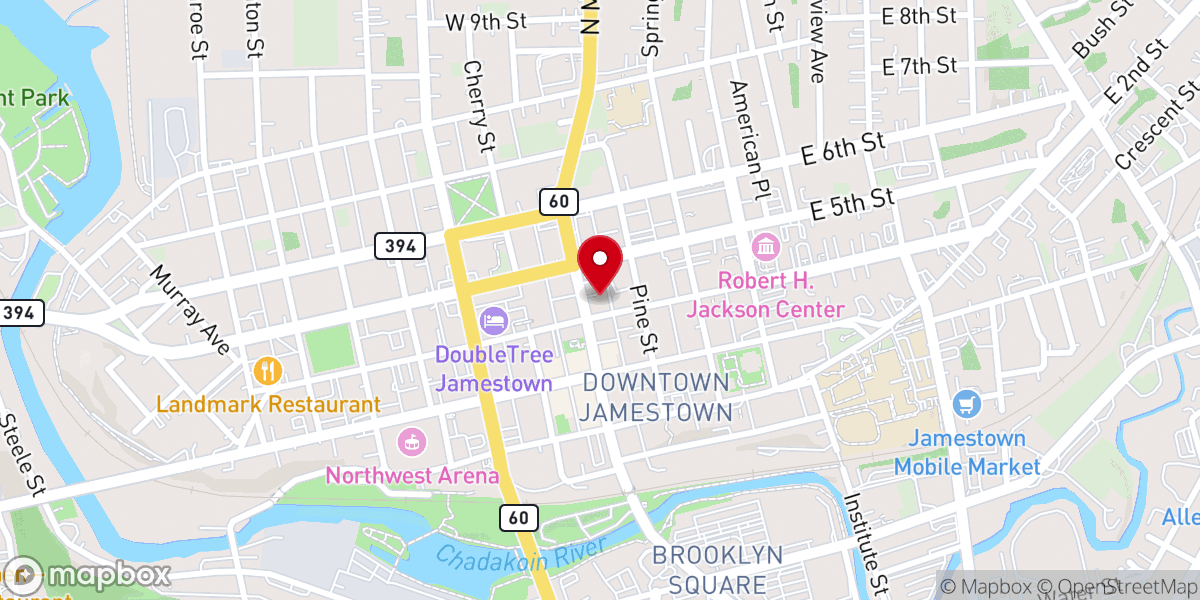 Map showing location of Saint Lukes Episcopal Church