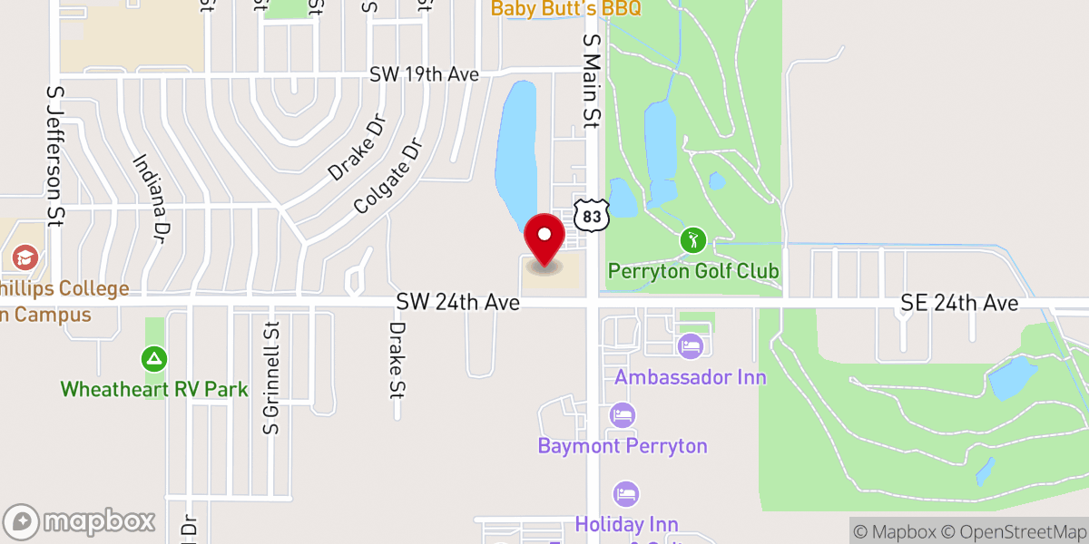 Map showing location of Victory Kiddos