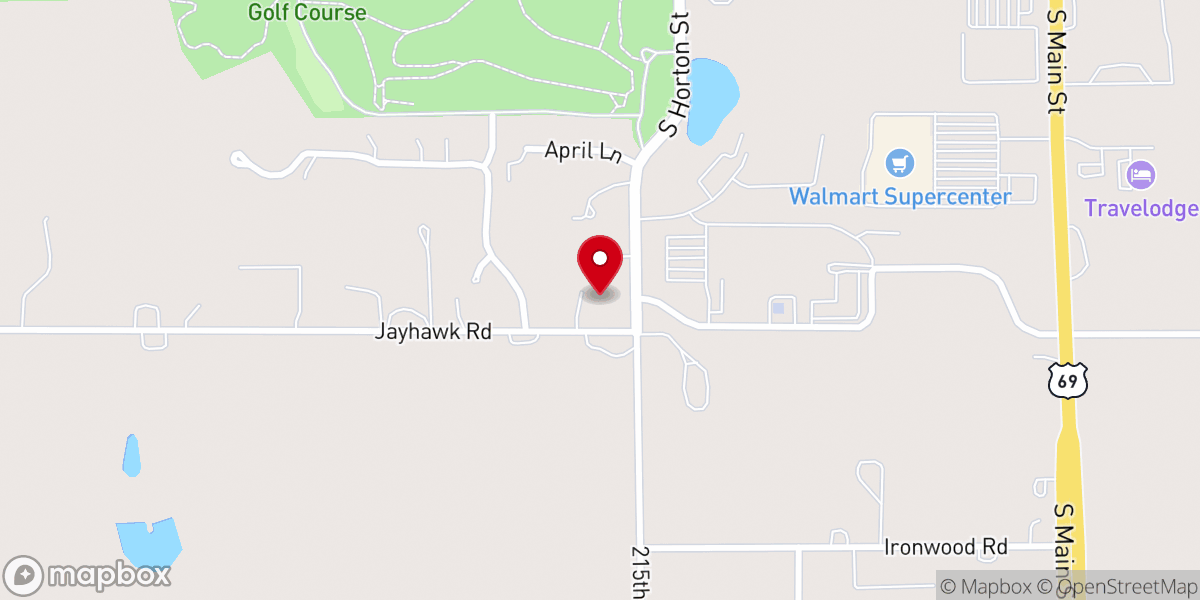 Map showing location of Trinity Lutheran Church