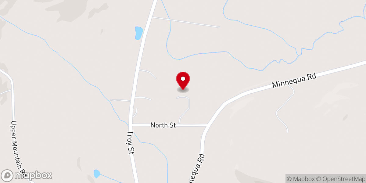 Map showing location of North Street Community Church