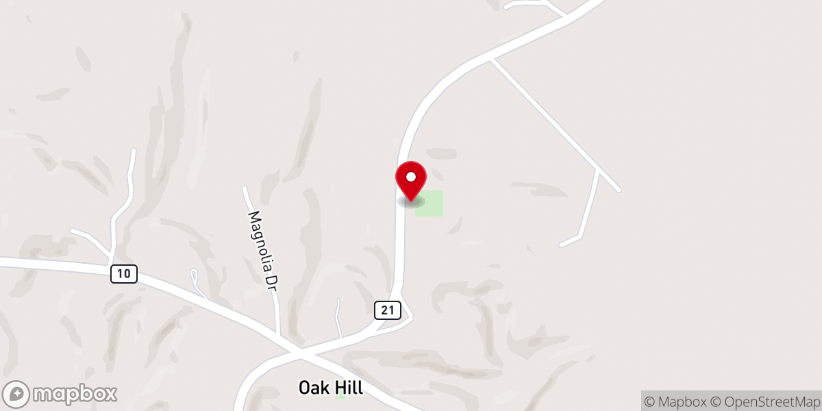 Map showing location of Bethel Associate Reformed Presbyterian Church