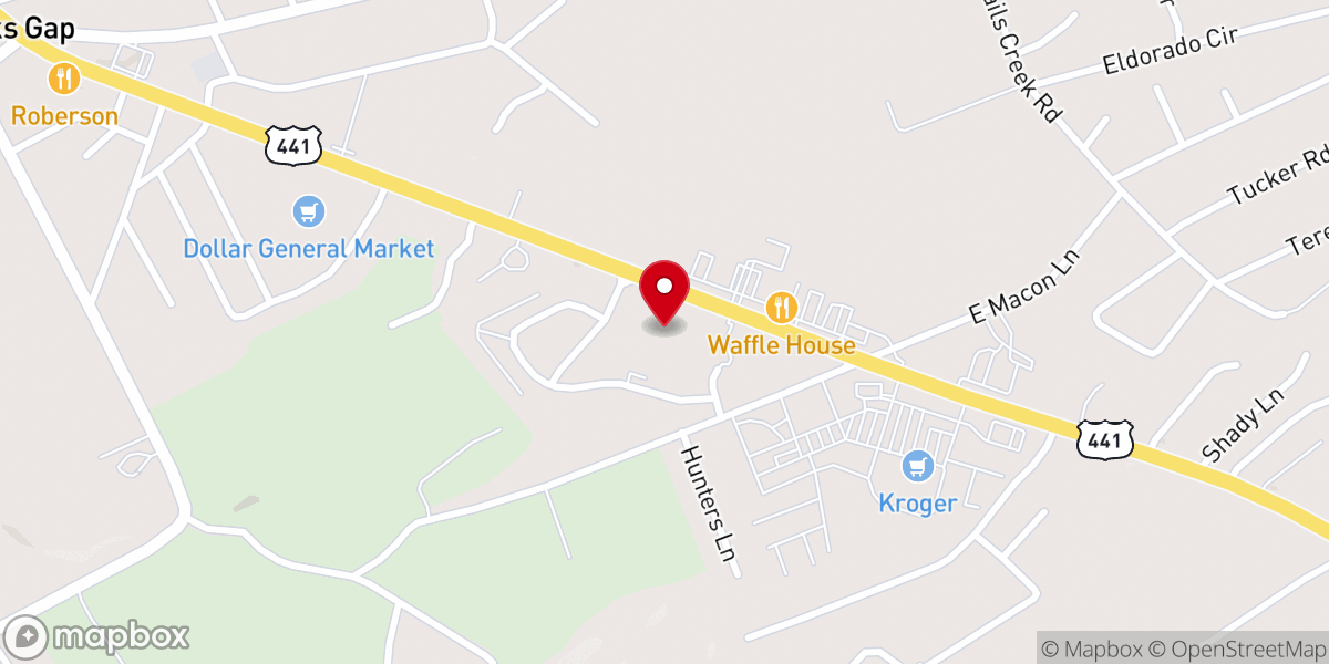 Map showing location of Seymour Church of God