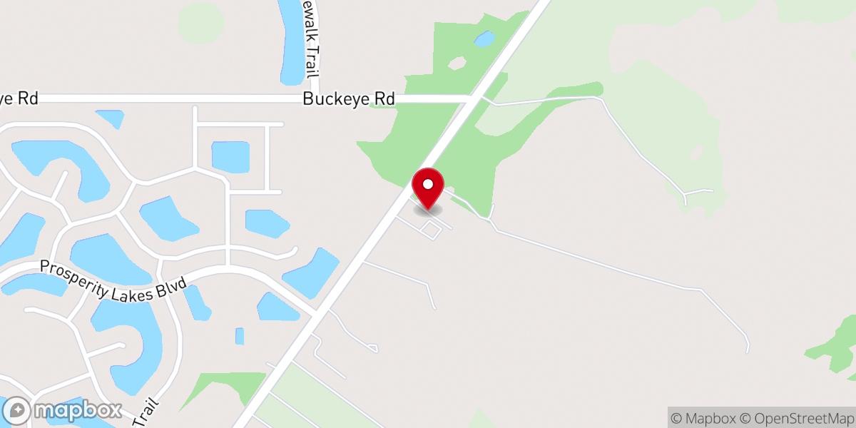 Map showing location of Church of Christ in Parrish