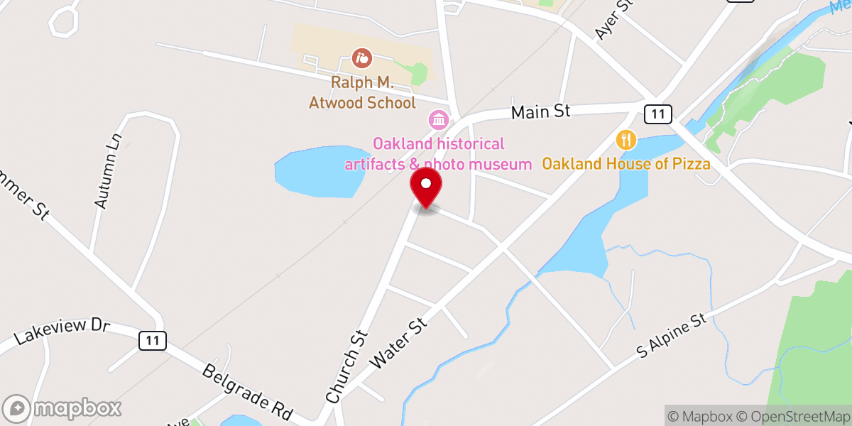 Map showing location of Memorial Hall