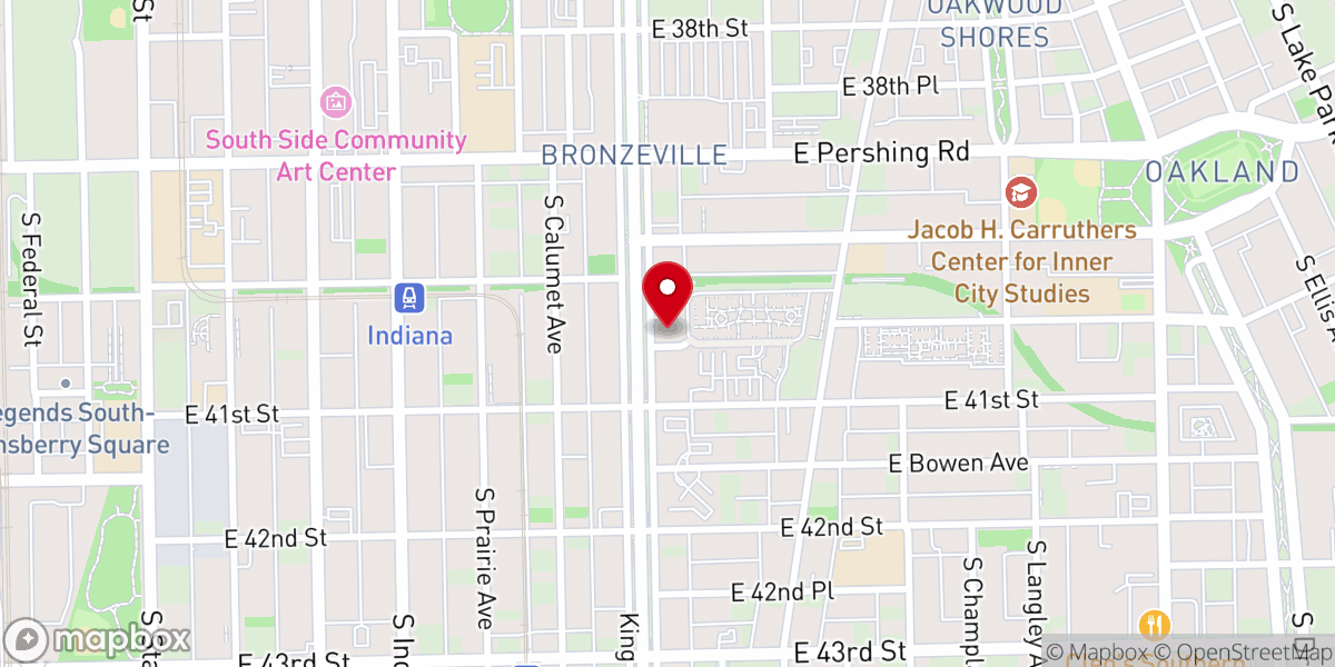 Map showing location of Morning Star Baptist Church