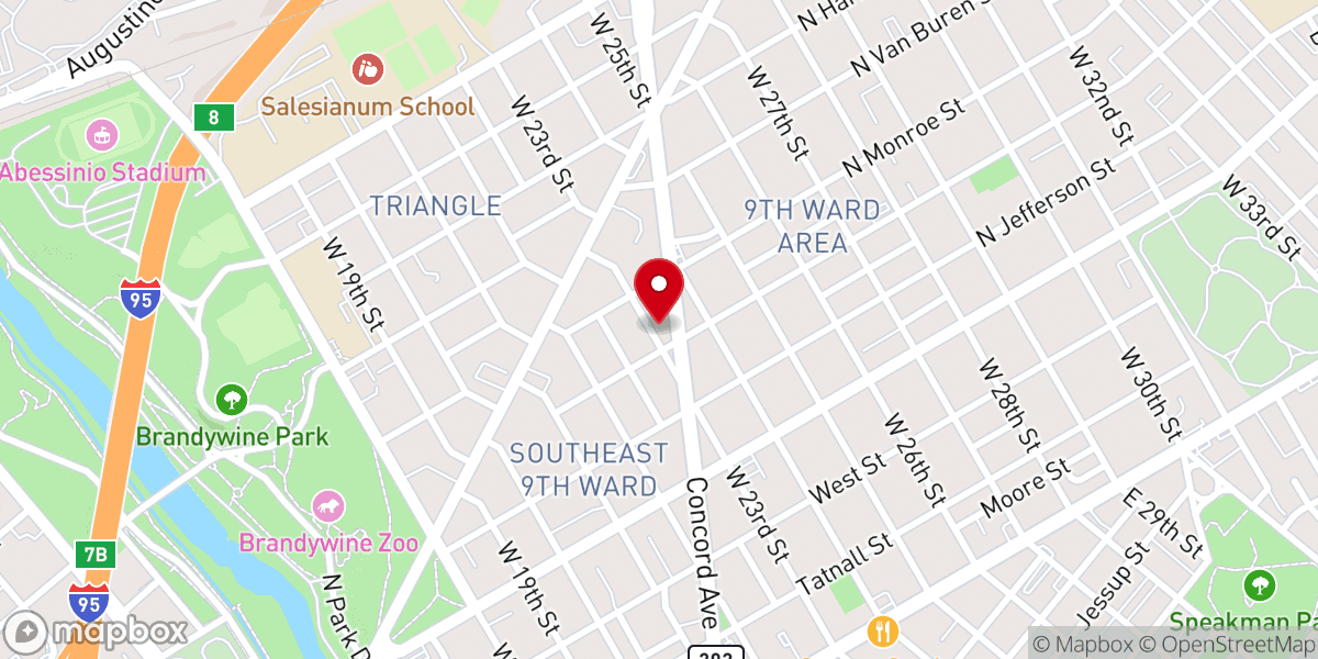 Map showing location of Victorious Faith Christian Worship Center