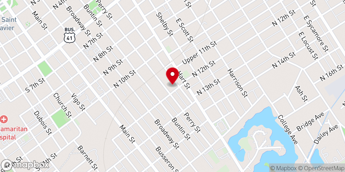 Map showing location of United Pentecostal Tabernacle