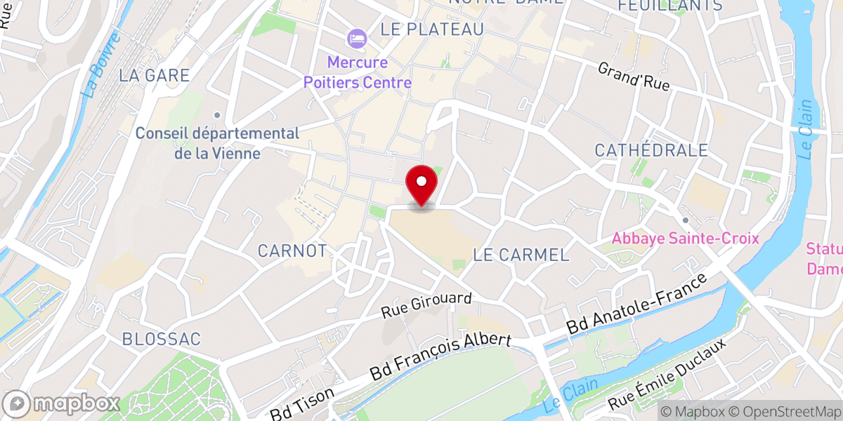 Map showing location of Chapelle Saint-Louis